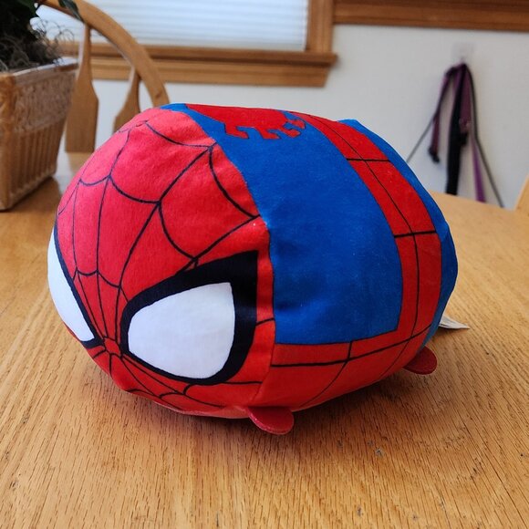 Disney Tsum Tsum Marvel Spiderman Fat Plushie Stuffed Animal Toy - Picture 5 of 12